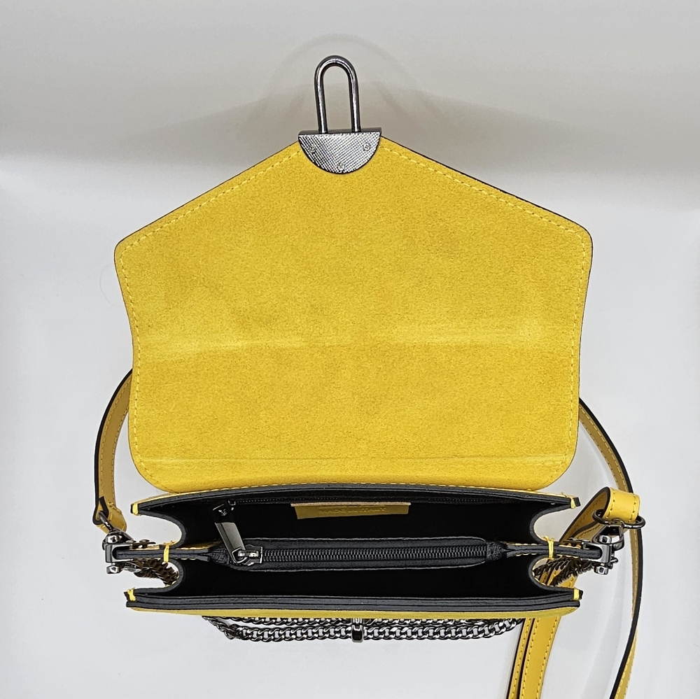 ltalian Handmade Leather Bag Elegant Leather From Italy - Picture 8 of 9